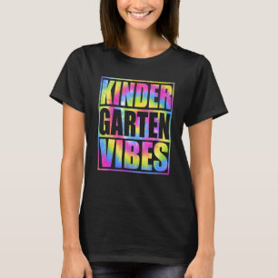 Terug naar school kleuterklas sfeer eerste dag ler t-shirt