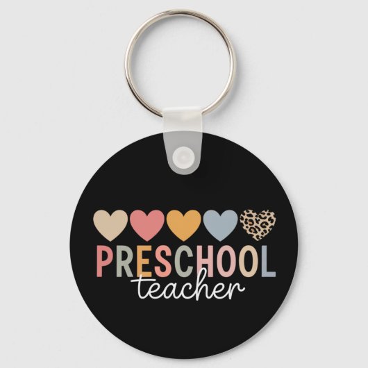 Terug naar school kleuteronderwijs sleutelhanger (Voorkant)