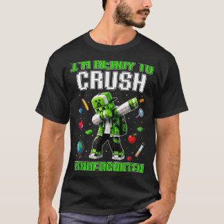 Terug naar school kleuters gamers eerste dag t-shirt