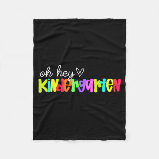 Terug naar school kleuterschool eerste dag leraar fleece deken