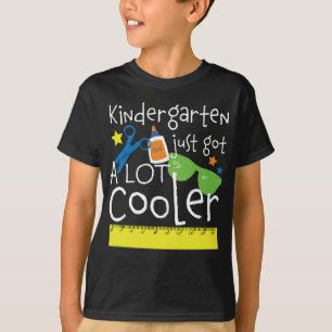 Terug naar school kleuterschool is net een stuk co t-shirt