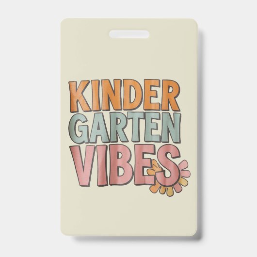 Terug naar school kleuterschool Pre K eerste klas Badge (Voorzijde)