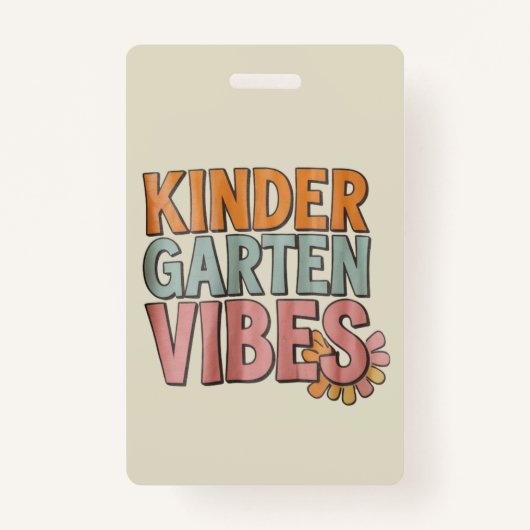 Terug naar school kleuterschool Pre K eerste klas Badge (Voorkant)