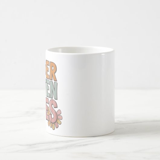 Terug naar school kleuterschool Pre K eerste klas Koffiemok (Center)