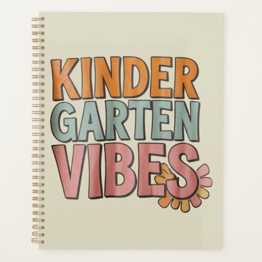 Terug naar school kleuterschool Pre K eerste klas Planner (Voorkant)