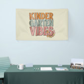 Terug naar school kleuterschool Pre K eerste leerj Spandoek (Beurs)