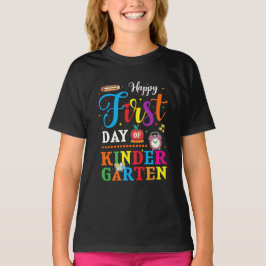 Terug naar school, kleuterschool t-shirt