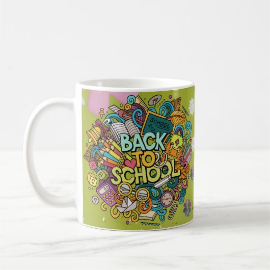 terug naar school koffiemok (Links)