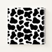 Terug naar school l Zwart-wit luipaardpatroon Notitieboek (Achterkant)