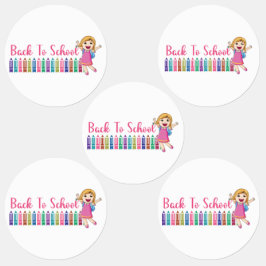 terug naar school labels