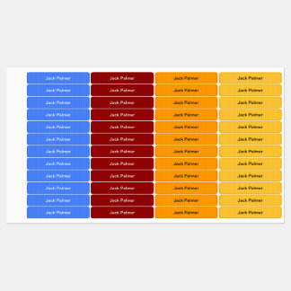 Terug naar school labels voor jongens en meisjes