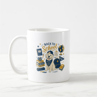 Terug naar school Labrador Retro Koffiemok