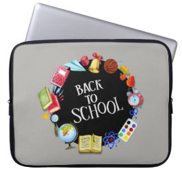 Terug naar school laptop sleeve