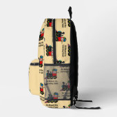 Terug naar School Learning Train (naam toevoegen) Bedrukte Rugzak (Rechts)