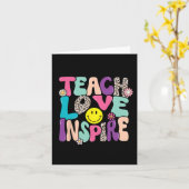 Terug naar school leer ik de liefde van het Inspir Kaart (Gele Bloem)