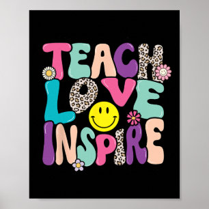Terug naar school leer ik de liefde van het Inspir Poster