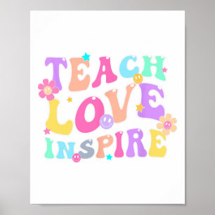 Terug naar school leer ik de liefde van het Inspir Poster
