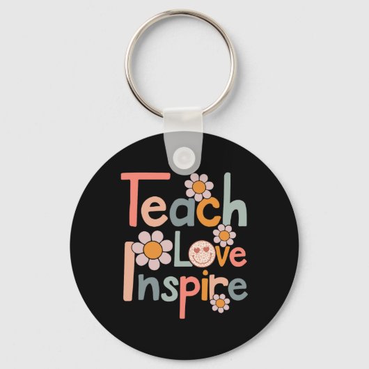 Terug naar school leer ik de liefde van het Inspir Sleutelhanger (Voorkant)
