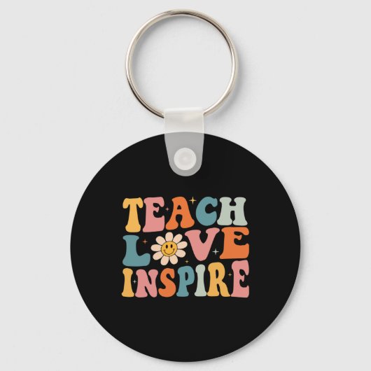Terug naar school leer ik de liefde van het Inspir Sleutelhanger (Voorkant)