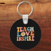 Terug naar school leer ik de liefde van het Inspir Sleutelhanger (Voorkant)