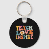 Terug naar school leer ik de liefde van het Inspir Sleutelhanger (Achterkant)