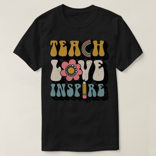 Terug naar school leer ik de liefde van het Inspir T-shirt (Design voorkant)