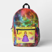 Terug naar School Lefty Girls Princess Naam Rugzak (Voorkant)