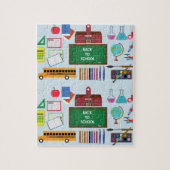 Terug naar school legpuzzel (Verticaal)