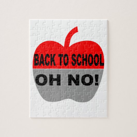 Terug naar school legpuzzel (Verticaal)