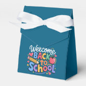 Terug naar school leraar eerste schooldag grappig bedankdoosjes (Voorkant Zijde)