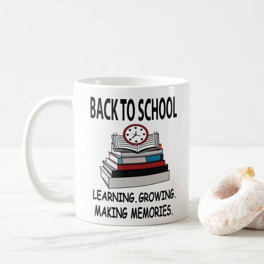 Terug naar school leraar student  koffiemok (Met donut)