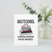 Terug naar school leraar student Terug naar school Briefkaart (Staand voorkant)