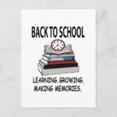 Terug naar school leraar student Terug naar school Briefkaart (Voorkant)