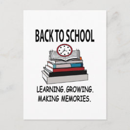 Terug naar school leraar student Terug naar school Briefkaart