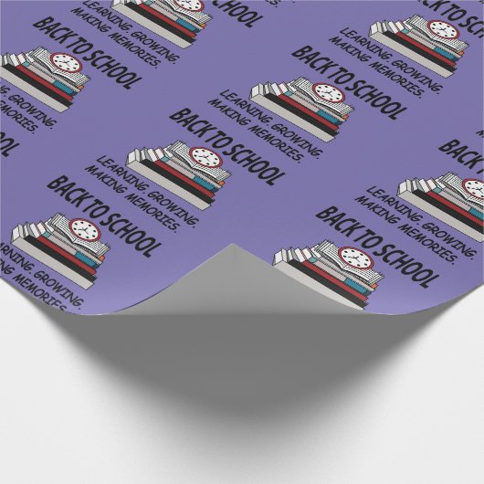 Terug naar school leraar student Terug naar school Cadeaupapier (Hoek)