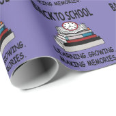 Terug naar school leraar student Terug naar school Cadeaupapier (Rol Hoek)