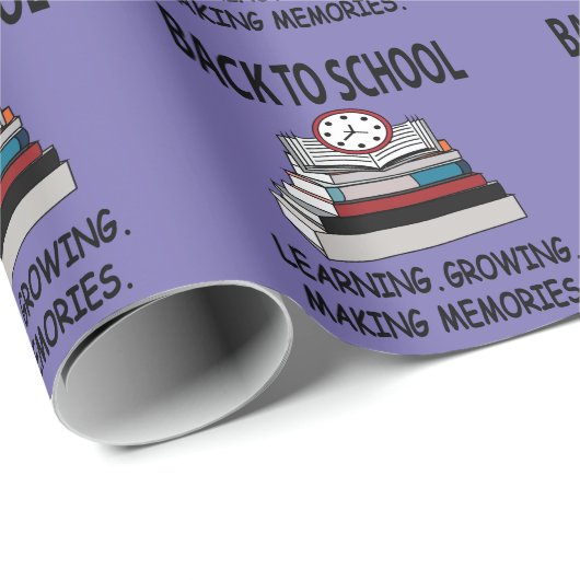 Terug naar school leraar student Terug naar school Cadeaupapier (Rol Hoek)