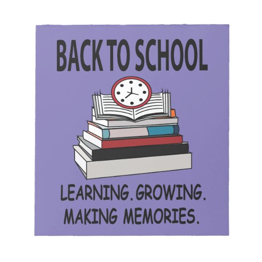 Terug naar school leraar student Terug naar school Notitieblok (Voorkant)