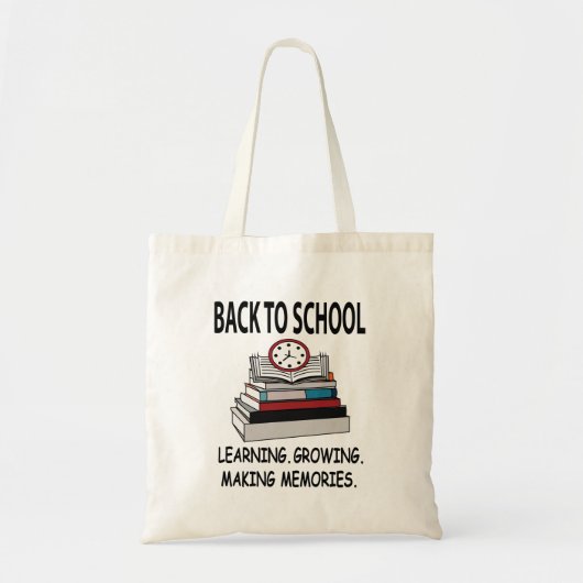 Terug naar school leraar student tote bag (Voorkant)