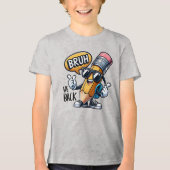 Terug naar school, leraar Tri-Blend shirt (Voorkant)