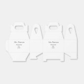 Terug naar school leraar waardering en jaargang bedankdoosjes (Uitgevouwen)