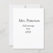 Terug naar school leraar waardering en jaargang