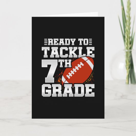 Terug naar school - leraarsstudent - 7e graad kaart (Voorkant)