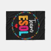 Terug naar school leraren bemanning studenten - Te Fleece Deken (Voorkant (Horizontaal))