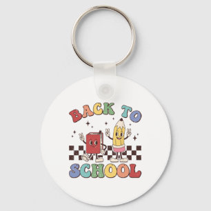 Terug naar school leraren jongens meisjes gelukkig sleutelhanger