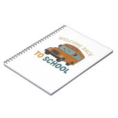 Terug naar school |leuk en schattig notitieboek (Linkerzijde)