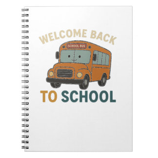 Terug naar school |leuk en schattig notitieboek