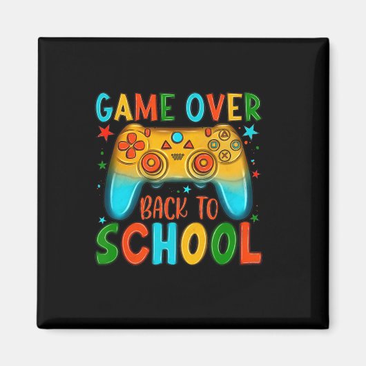 Terug naar school Leuk spel over leraar Kind Magneet (Voorkant)