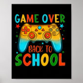 Terug naar school Leuk spel over leraar Kind Poster (Voorkant)