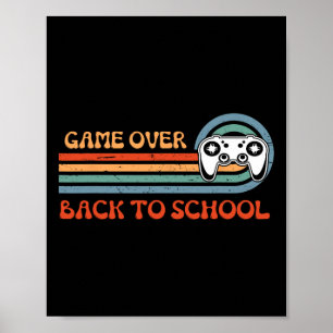 Terug naar school leuk spel over leraar leerling v poster
